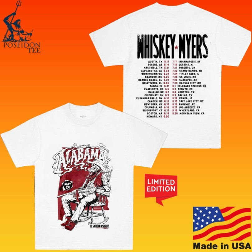 Whiskey Myers In Birmingham Al On May 24 2026 T-shirt