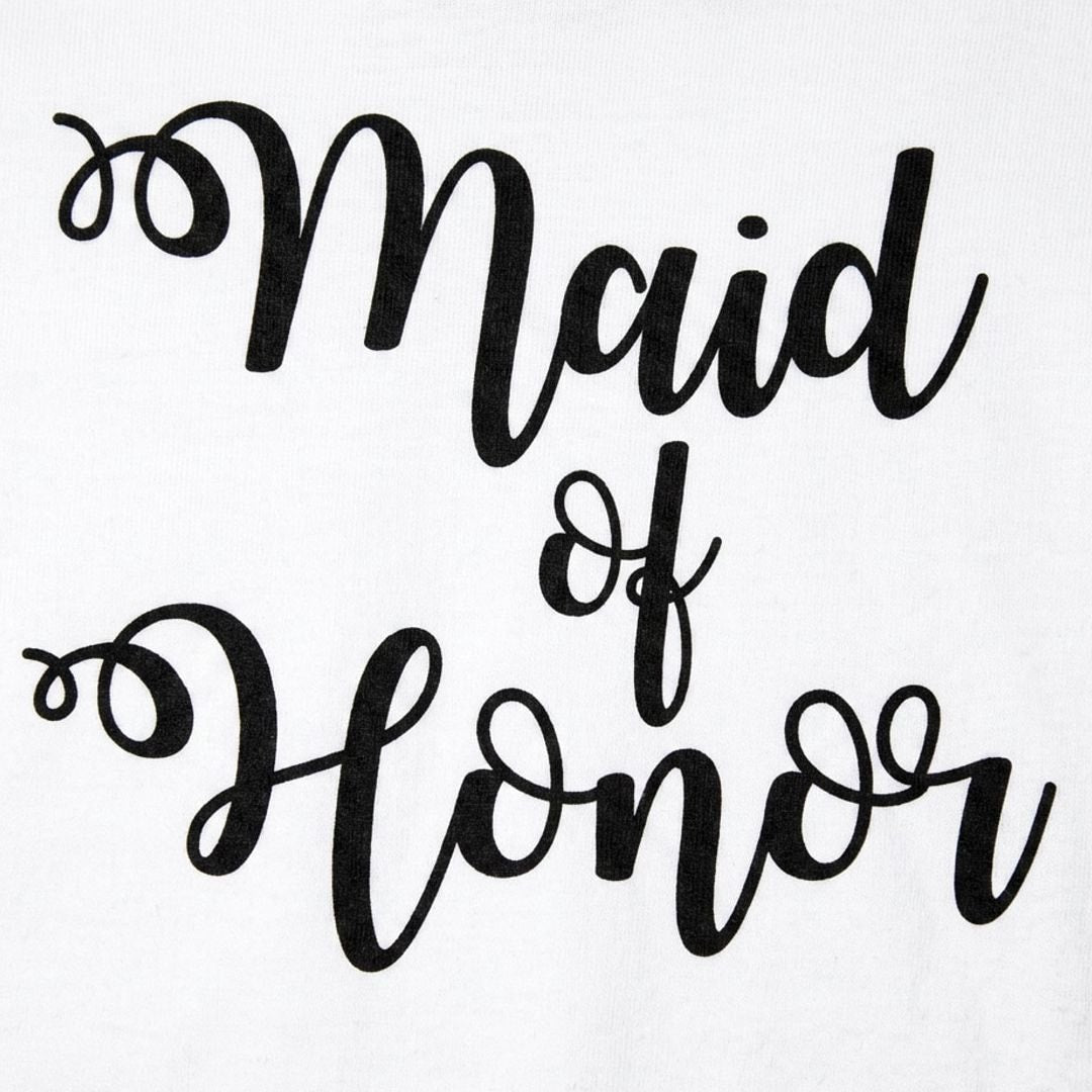 Maid of Honor Elegant Script Wedding Design