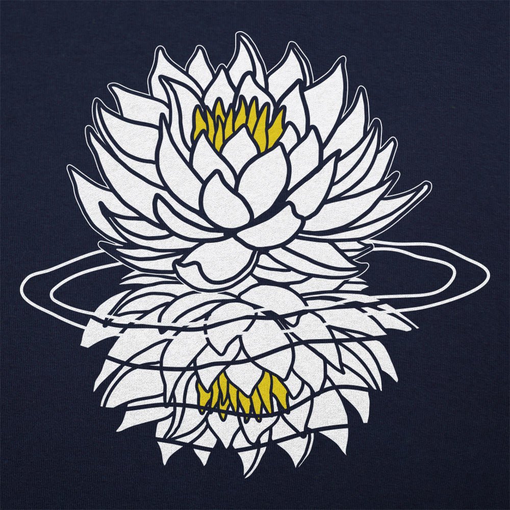White Lotus Flower Graphic