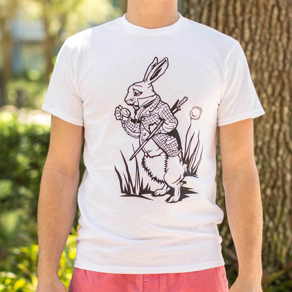 The White Rabbit Checking His Pocket Watch