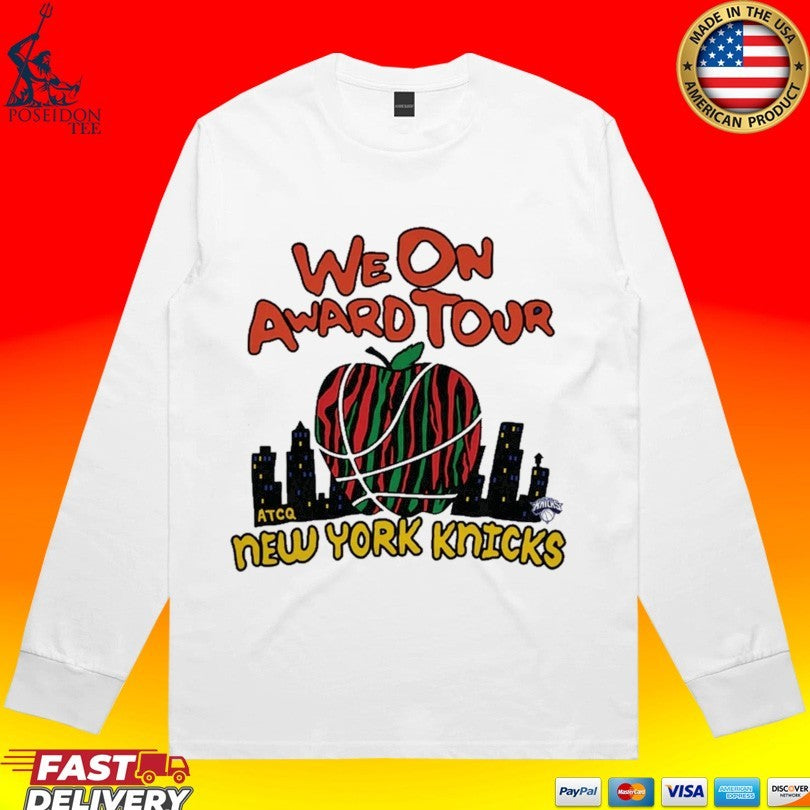 Whoopi Goldberg New York Knicks X Homage X A Tribe Called Quest Blue We On Award Tour T-shirt