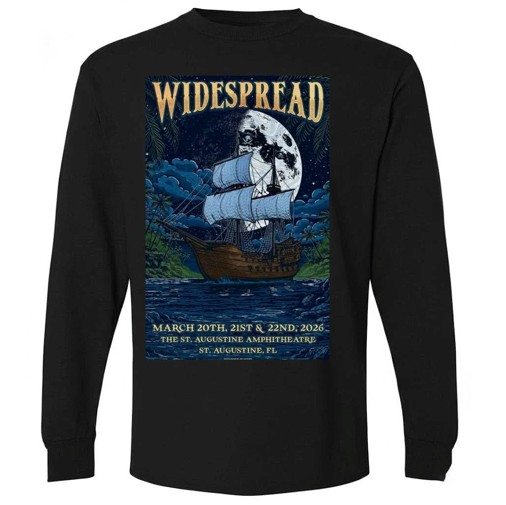 Widespread Panic Saint Augustine, FL March 20-22 2026 Saint Augustine Amphitheatre Tour Poster Shirt