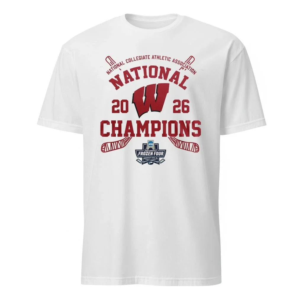 Wisconsin Badgers NCAA Hockey National Champions 2026 Shirt