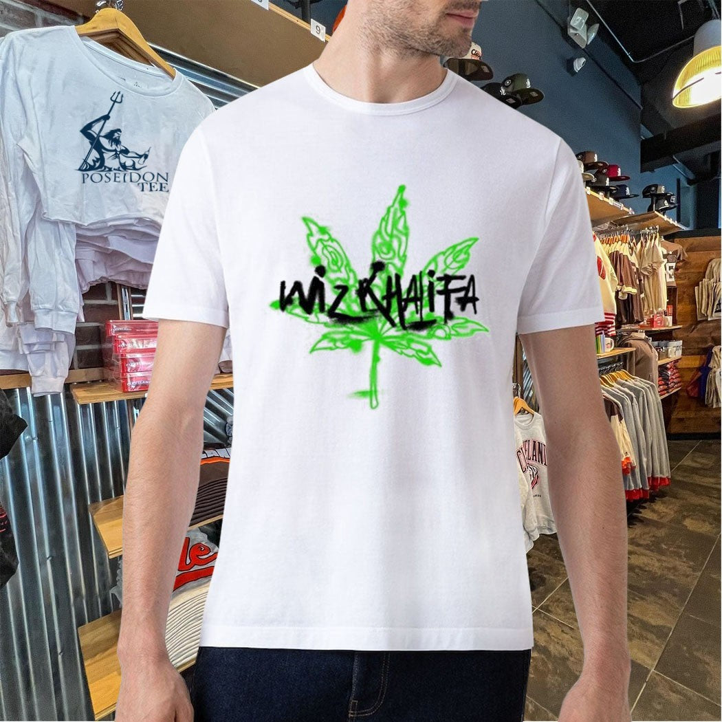 Wiz Khalifa Graffiti Leaf T-shirt