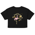Flamingo With It Women's Crop Tee