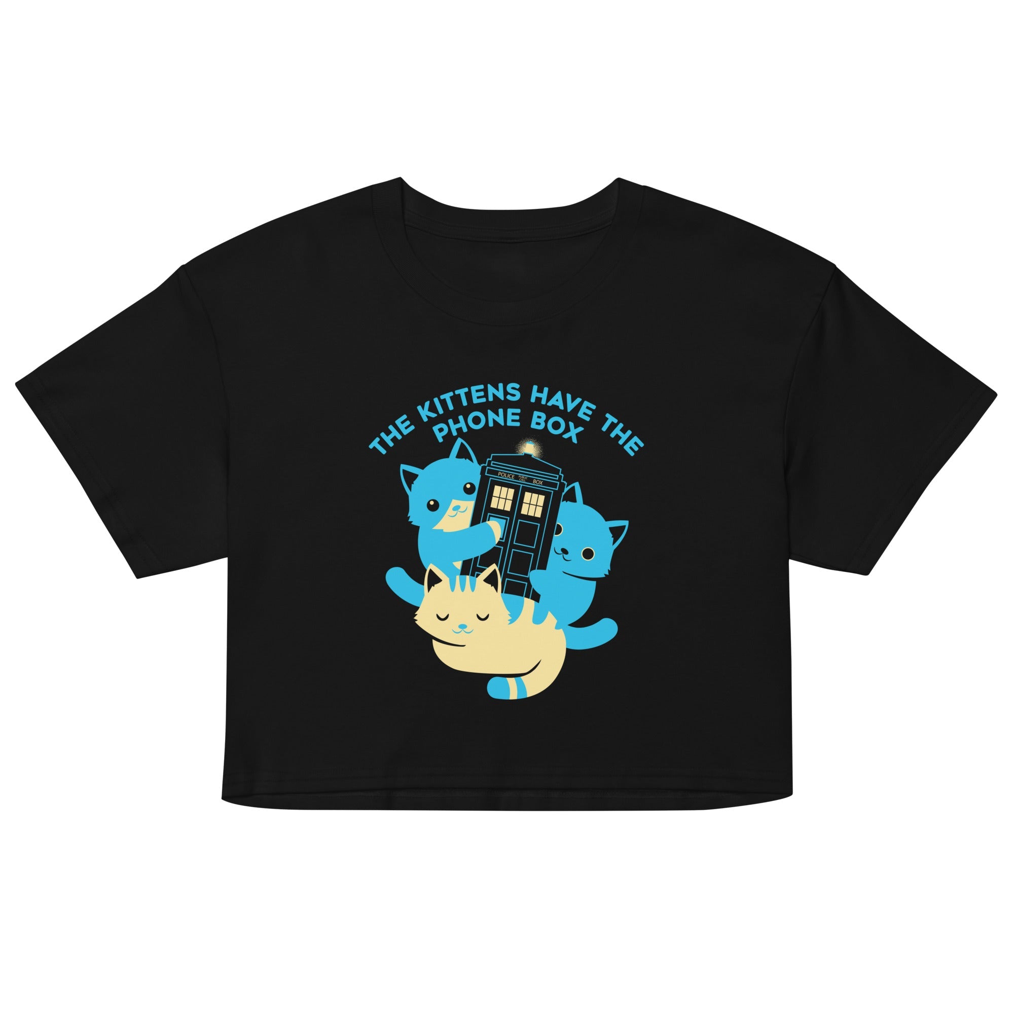 The Kittens Have The Phone Box Women's Crop Tee
