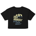 Trek Yourself Before You Wreck Yourself Women's Crop Tee