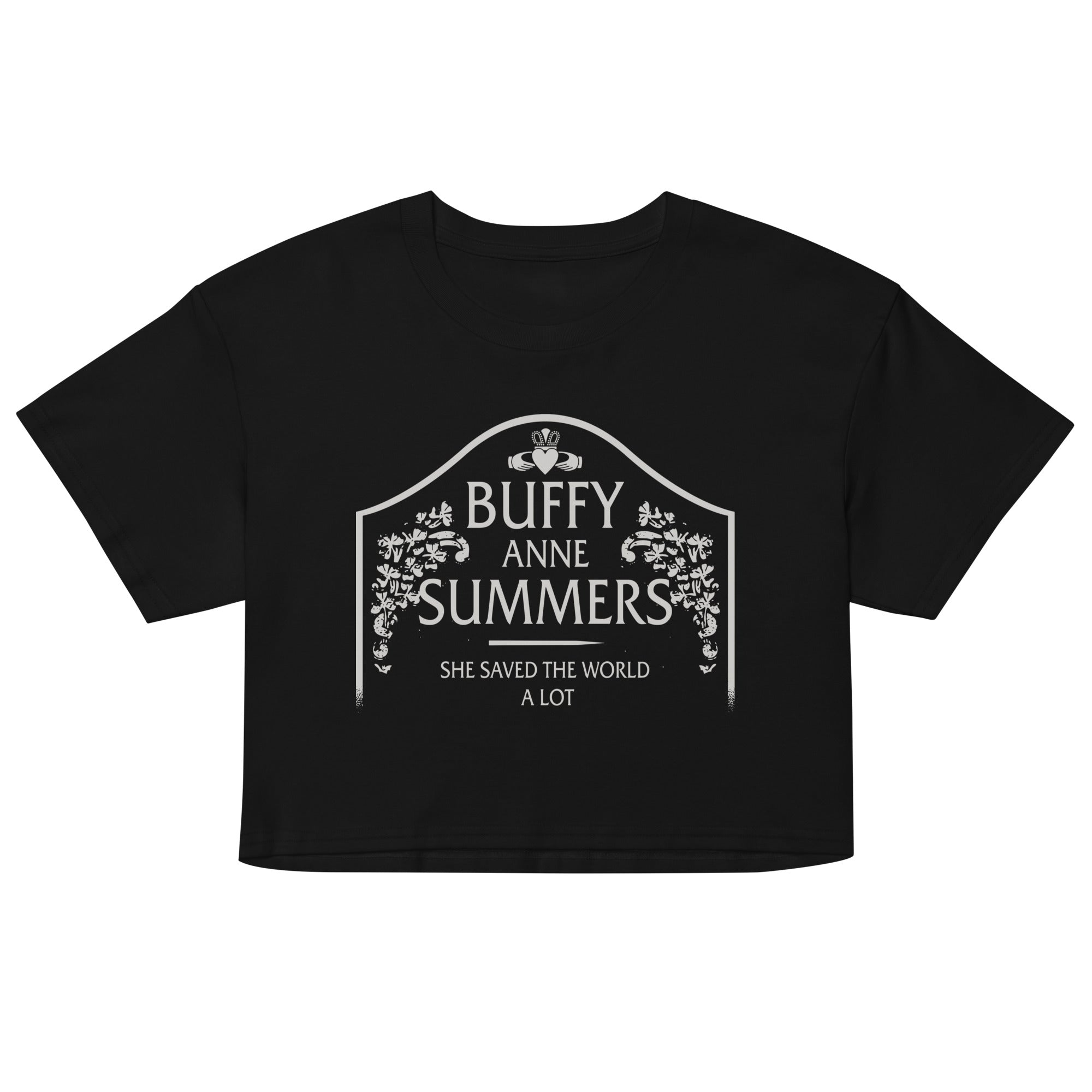 Buffy Anne Summers Women's Crop Tee