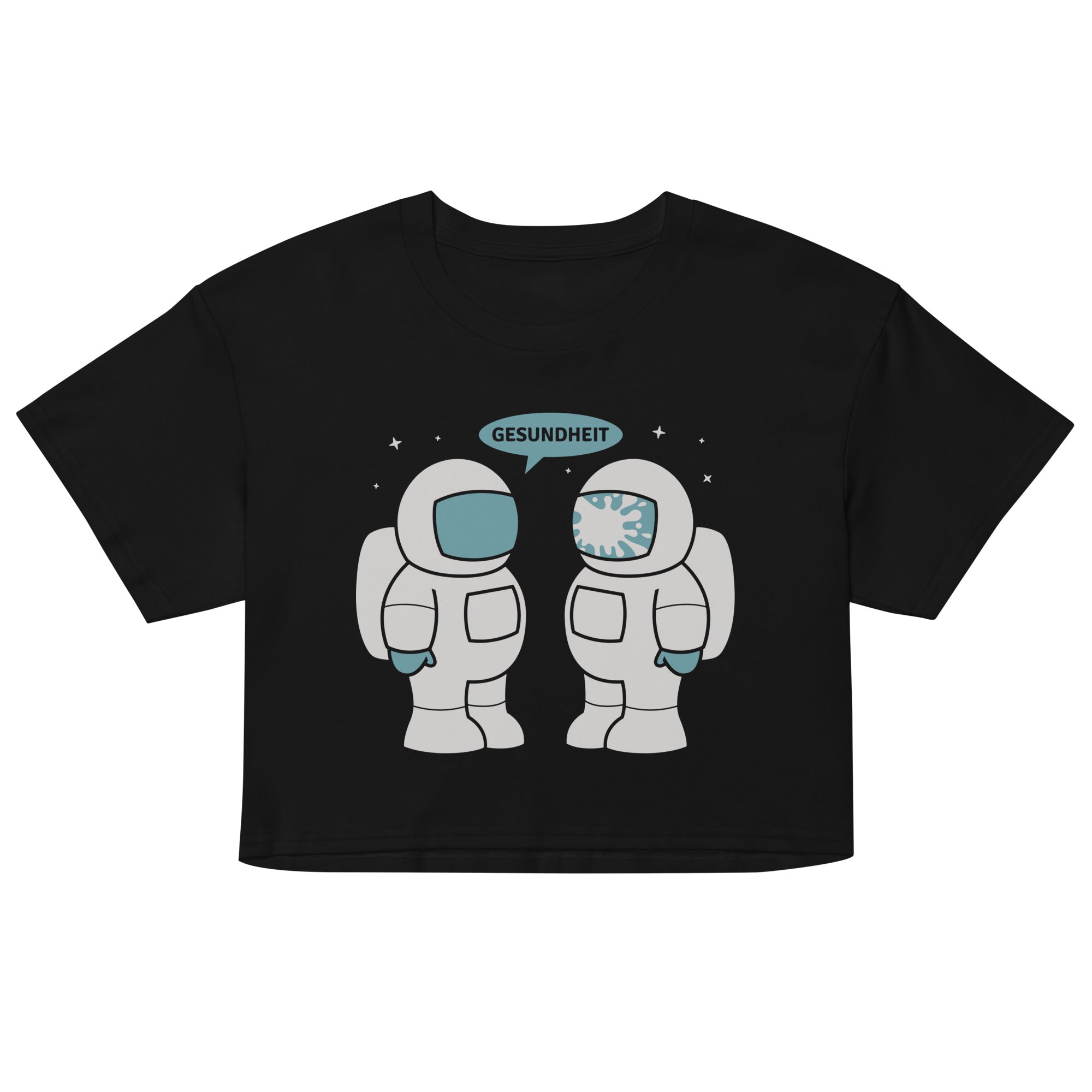 Space Sneeze Women's Crop Tee