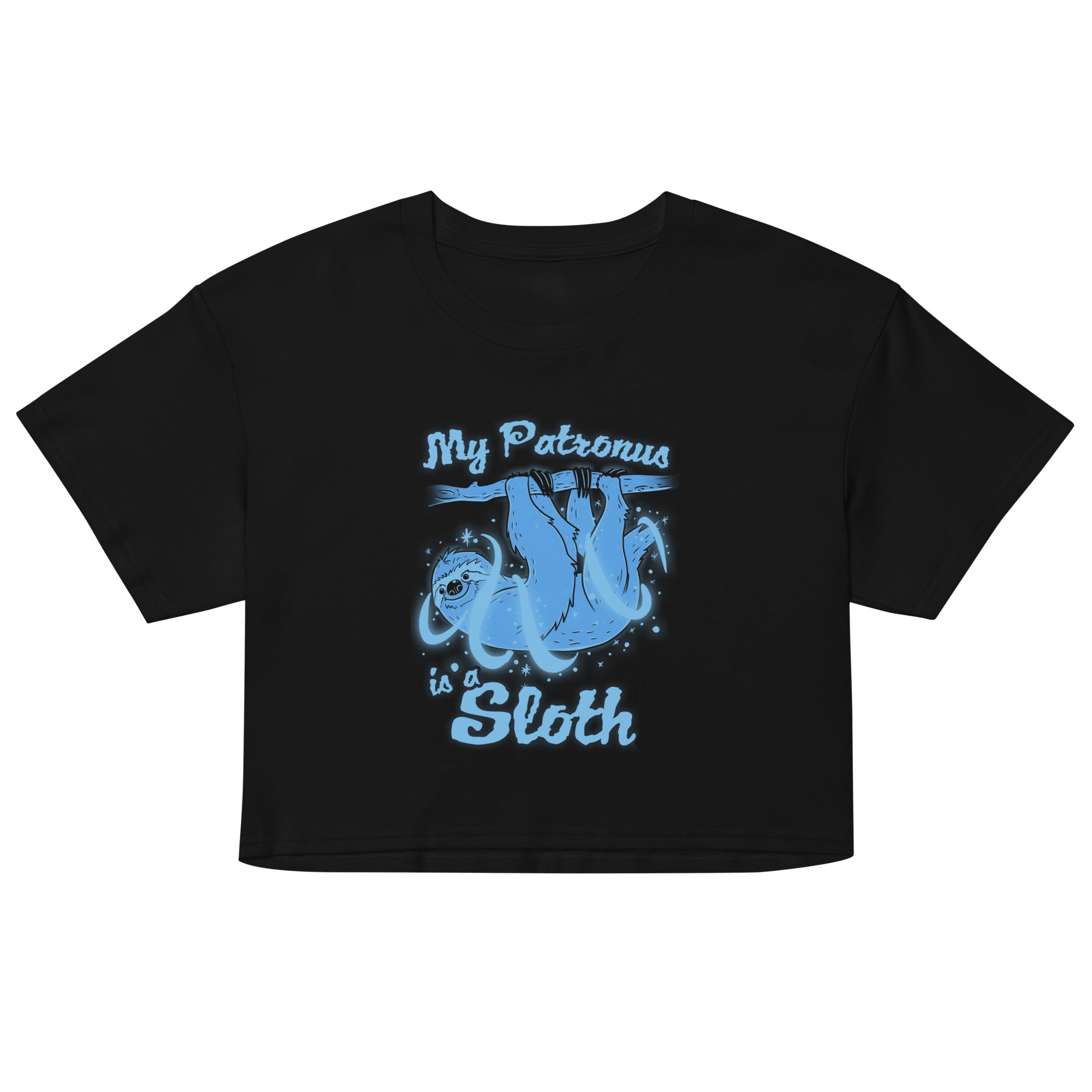 My Patronus Is A Sloth Women's Crop Tee