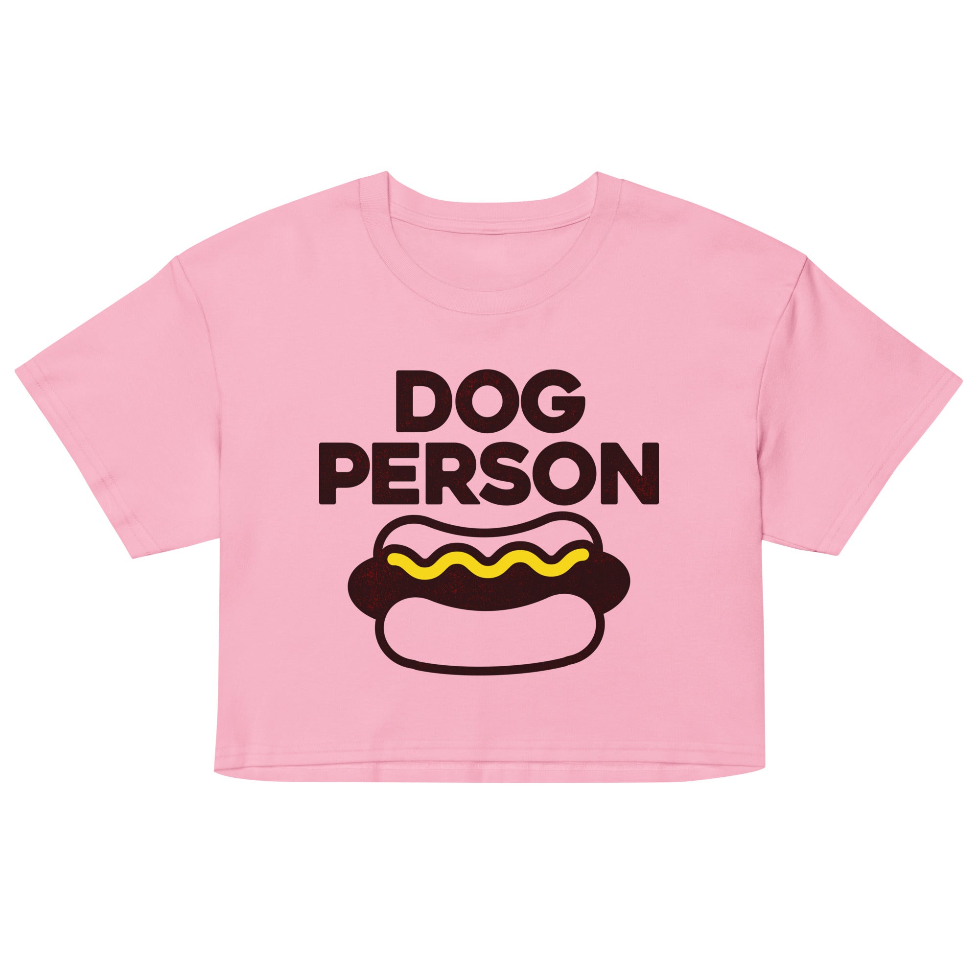 Dog Person Women's Crop Tee