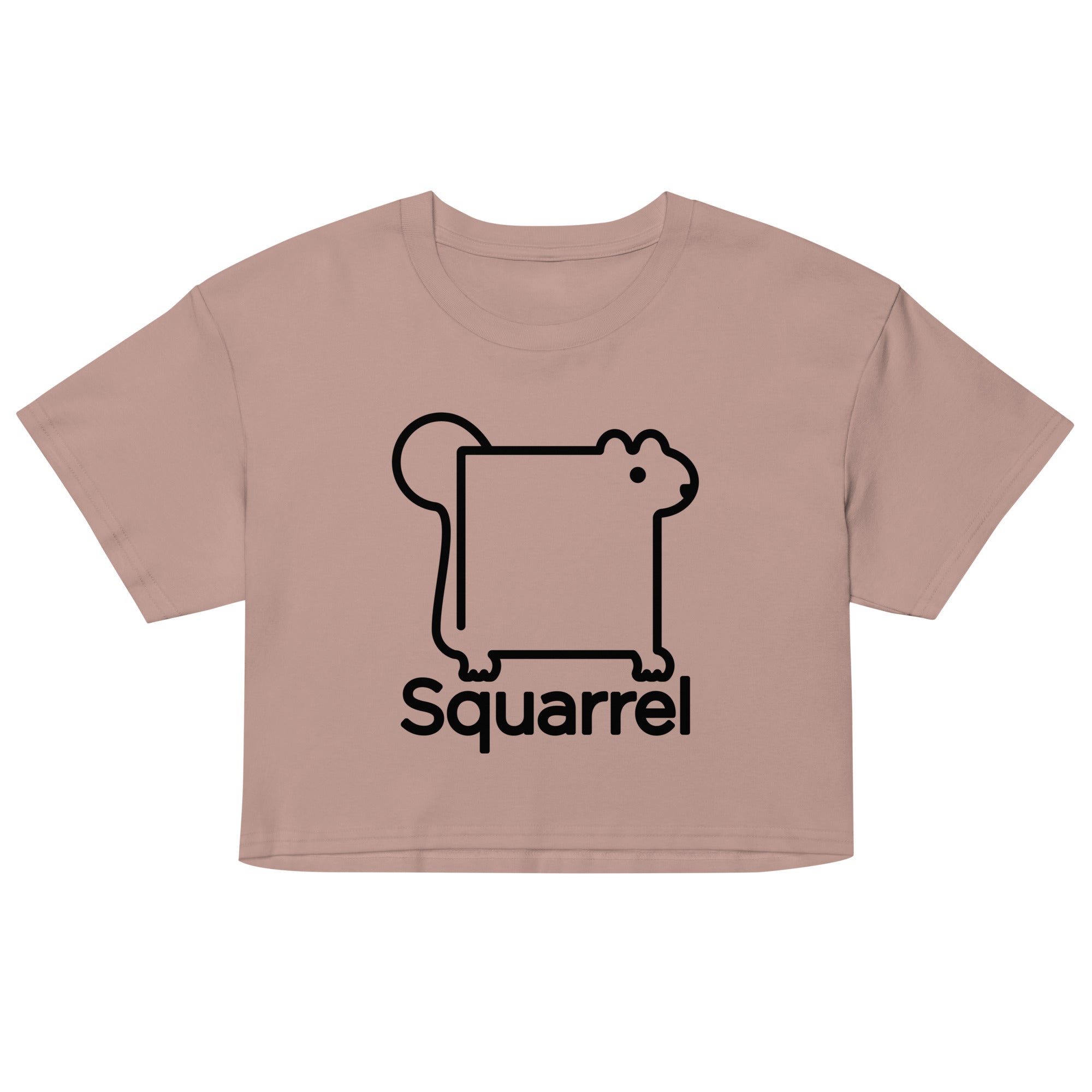 Squarrel Women's Crop Tee
