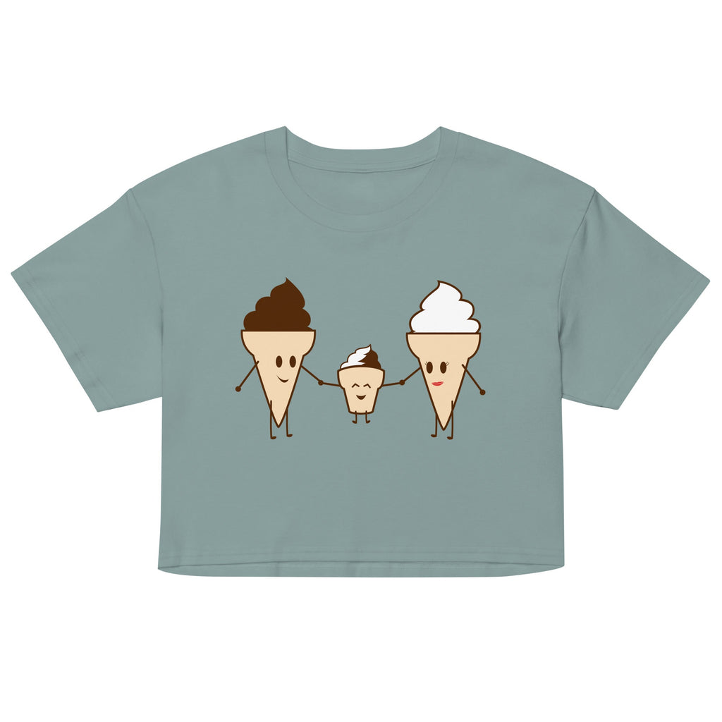 Ice Cream Family Women's Crop Tee