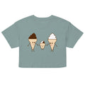 Ice Cream Family Women's Crop Tee
