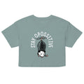 Stay Opossitive Women's Crop Tee