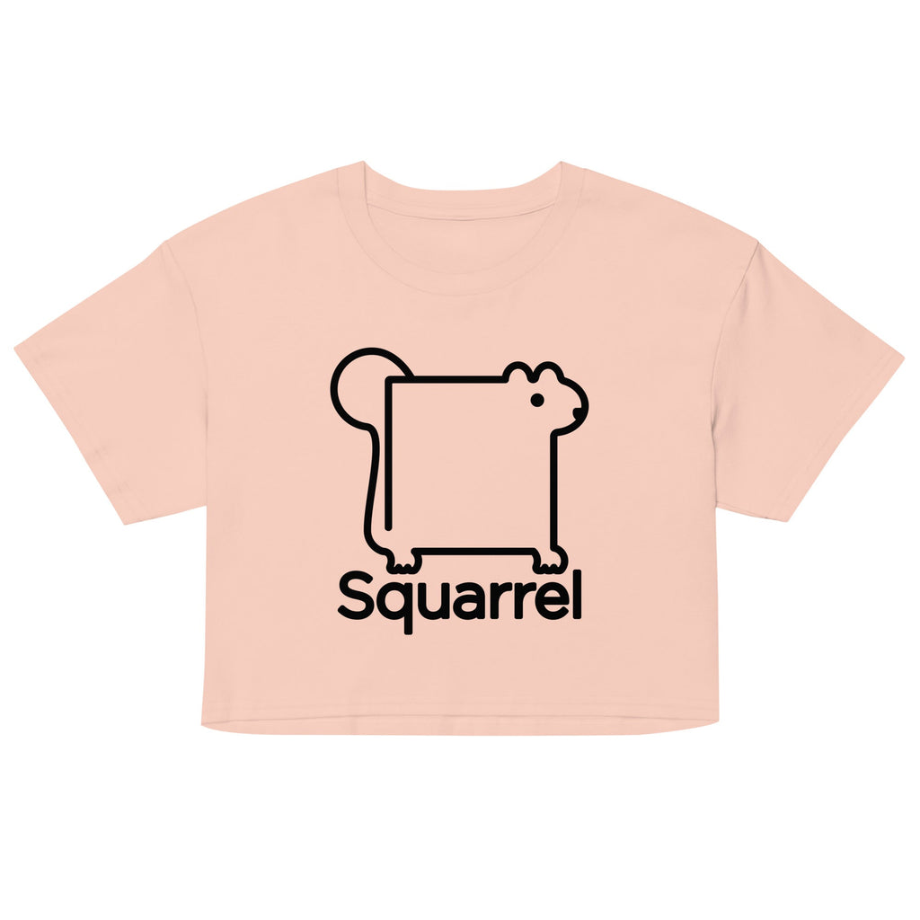 Squarrel Women's Crop Tee