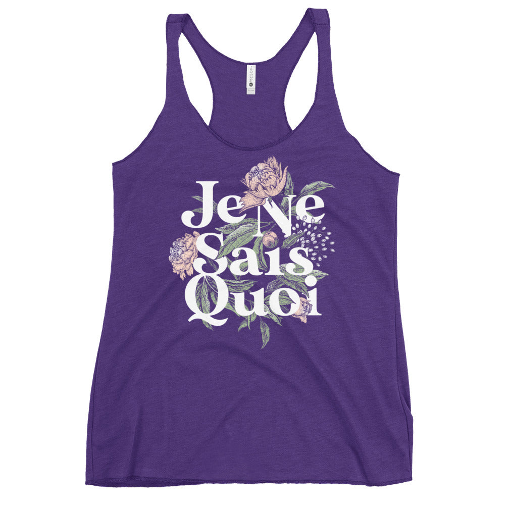 Je Ne Sais Quoi Women's Racerback Tank