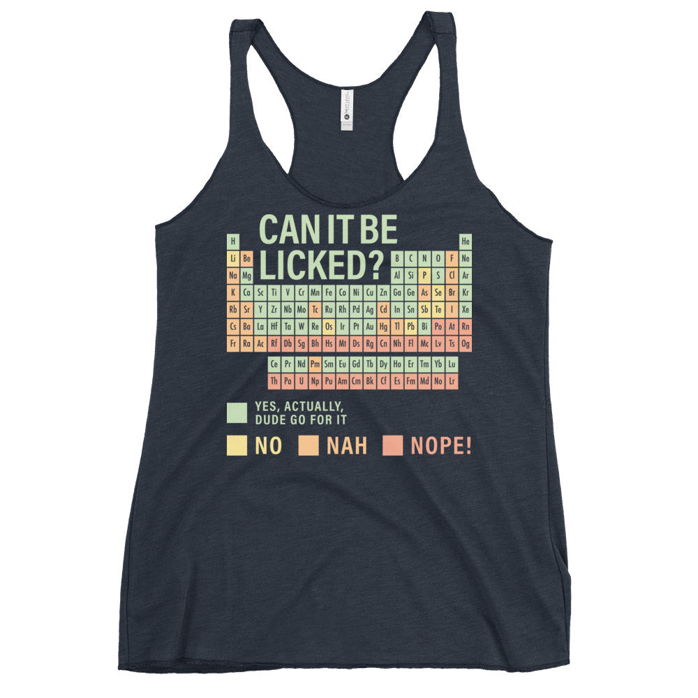 Can It Be Licked? Women's Racerback Tank