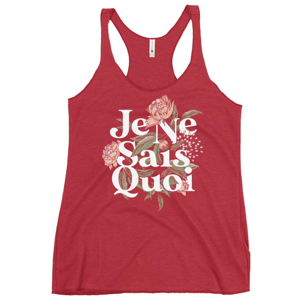 Je Ne Sais Quoi Women's Racerback Tank