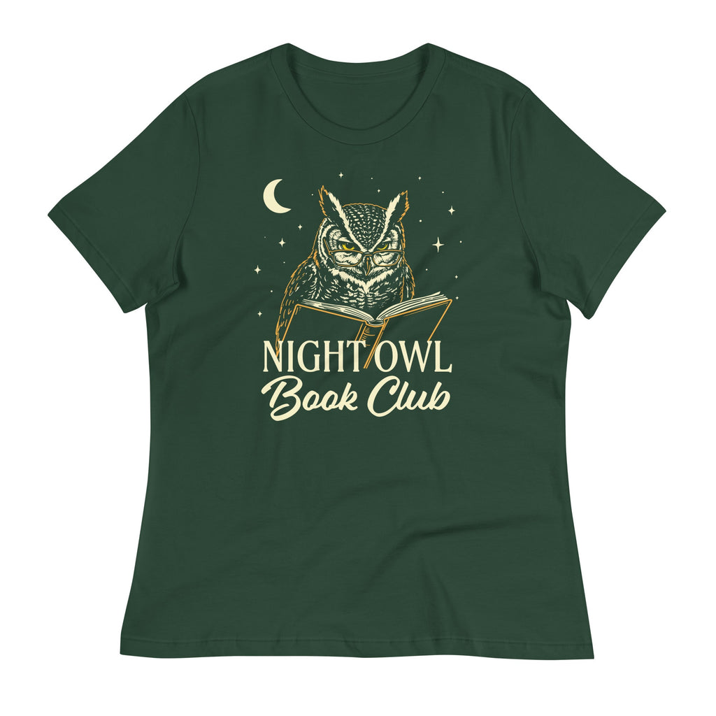 Night Owl Book Club Women's Signature Tee