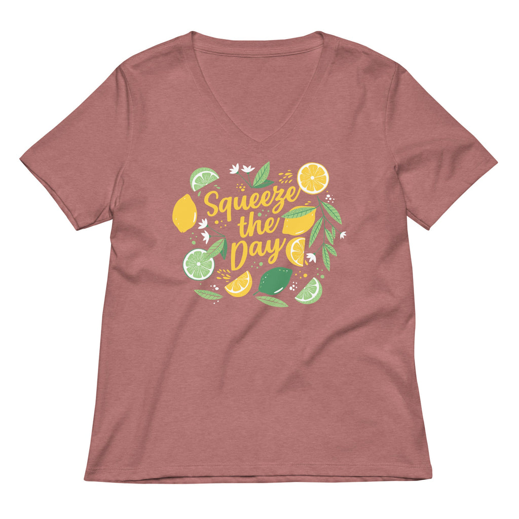 Squeeze The Day Women's V-Neck Tee