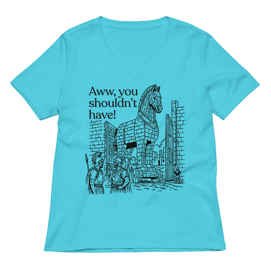 Aww, You Shouldn't Have! Women's V-Neck Tee