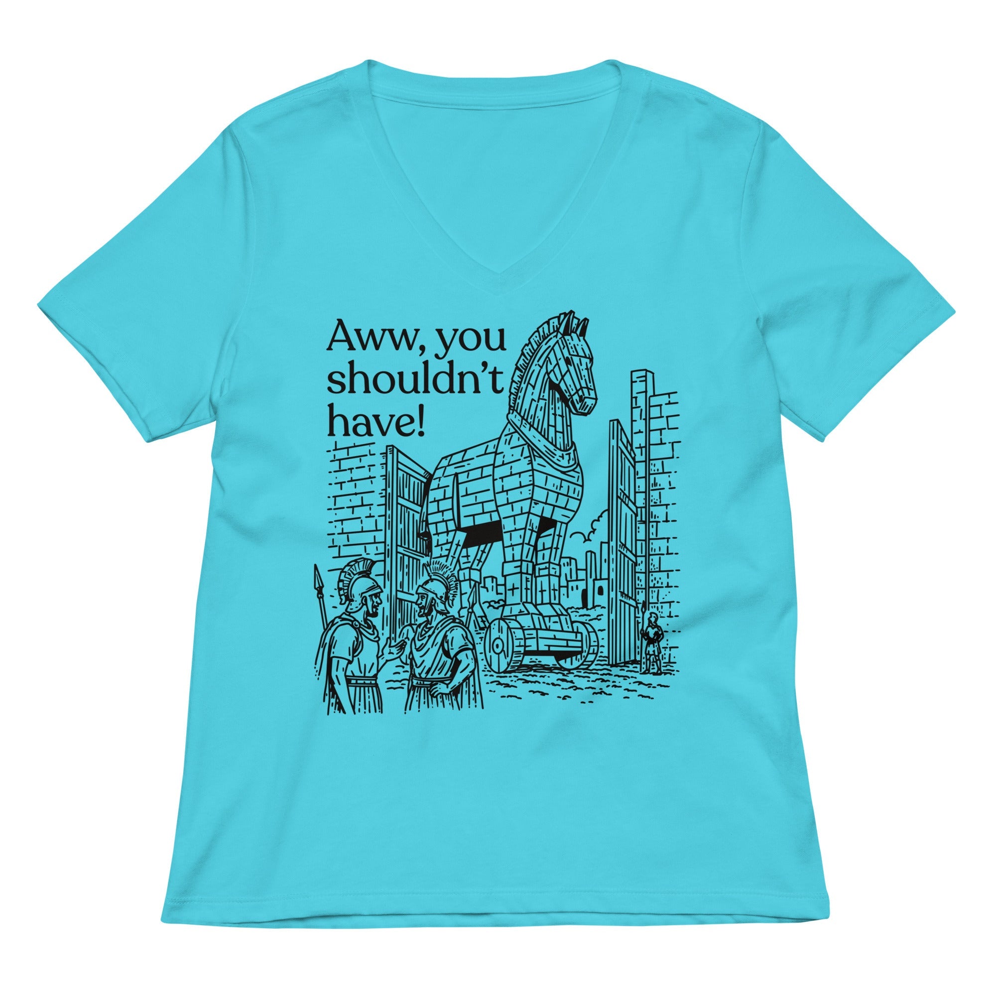 Aww, You Shouldn't Have! Women's V-Neck Tee