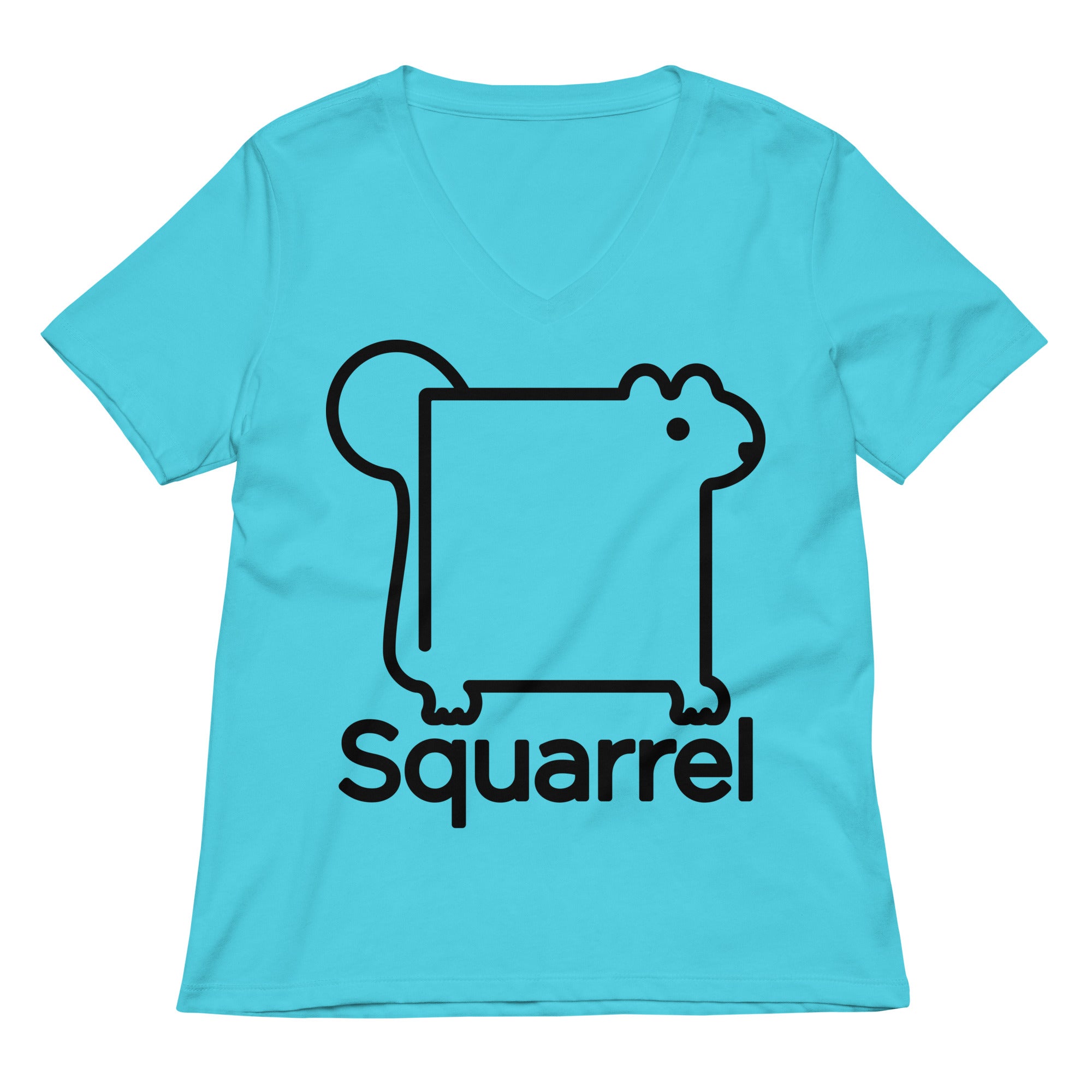 Squarrel Women's V-Neck Tee