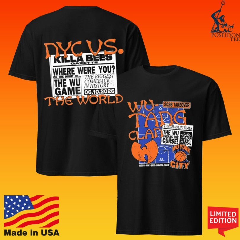 Wu-tang Clan New York City Vs The World Wu Game 2026 T-shirt
