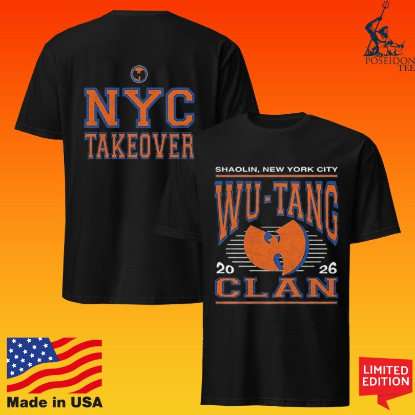 Wu-tang Clan Shaolin New York City Takeover 2026 T-shirt
