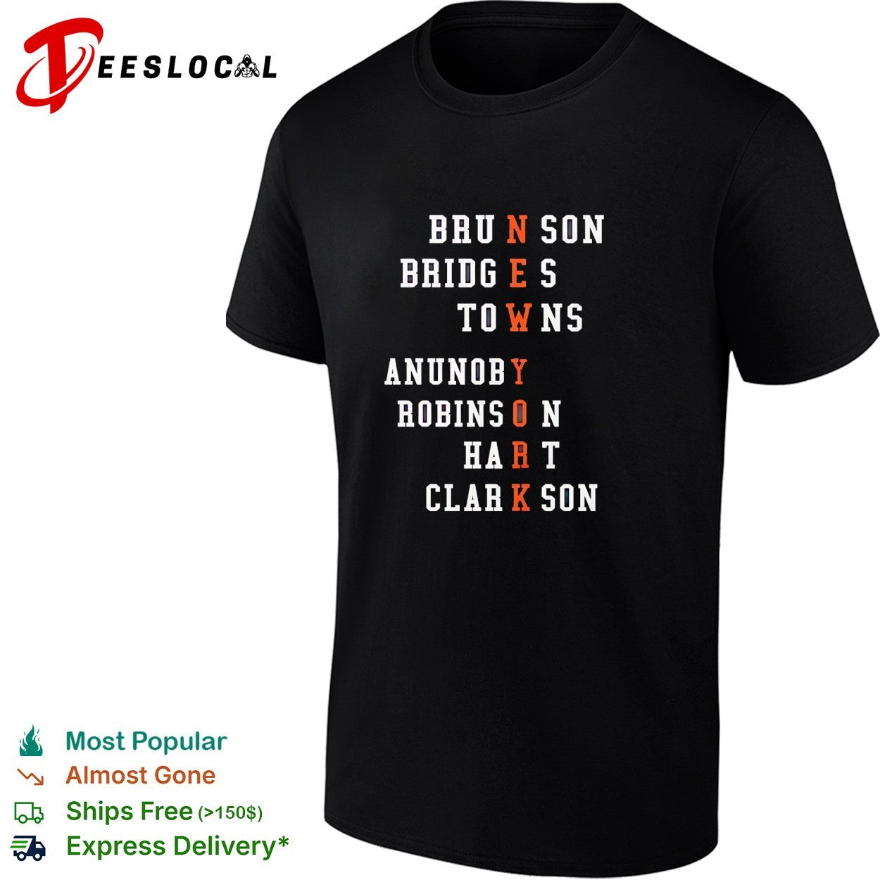 New York Knicks players names spelling NYC vertical bold text shirt