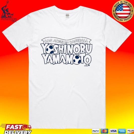 Yoshinobu Yamamoto Los Angeles Baseball World T-shirt