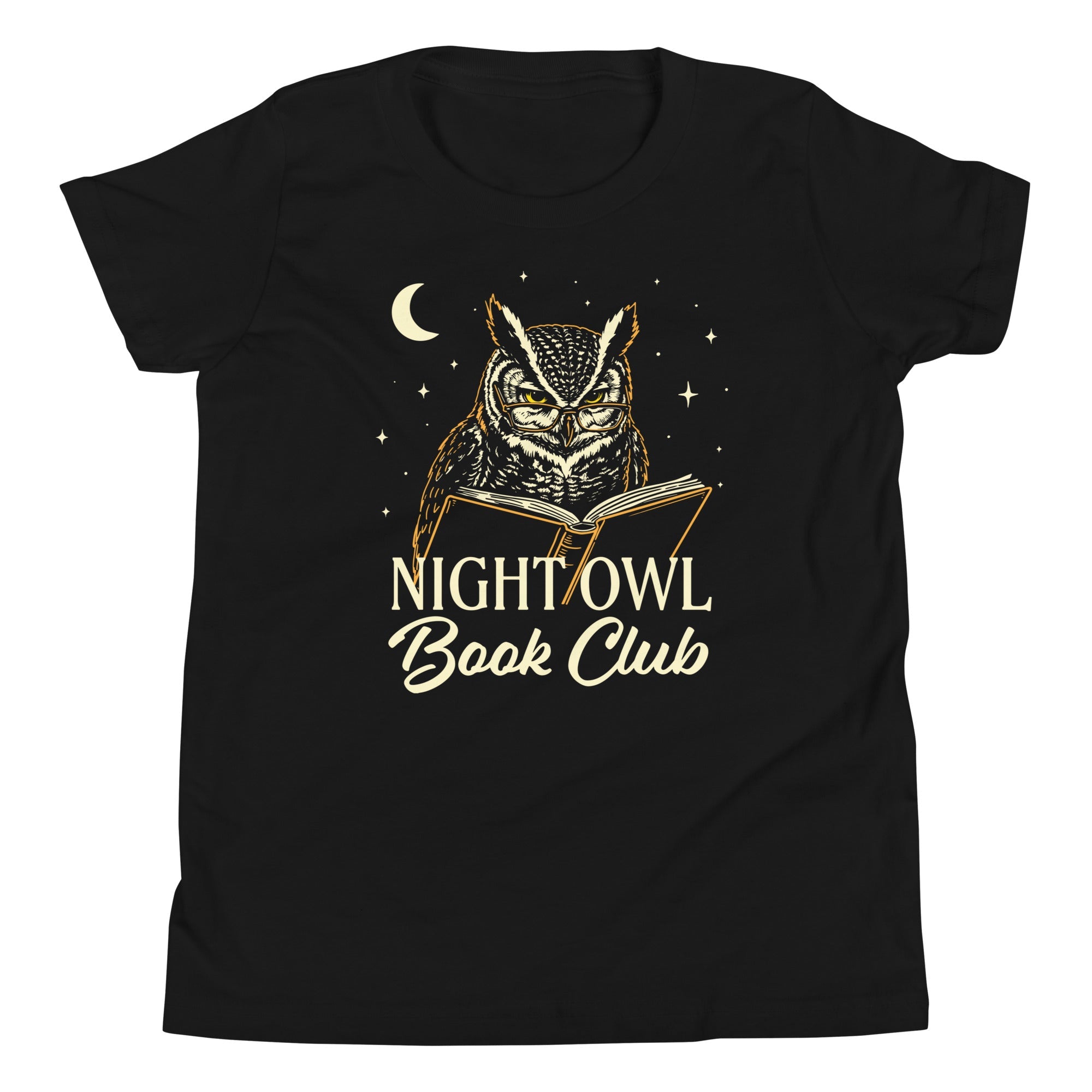 Night Owl Book Club Kid's Youth Tee