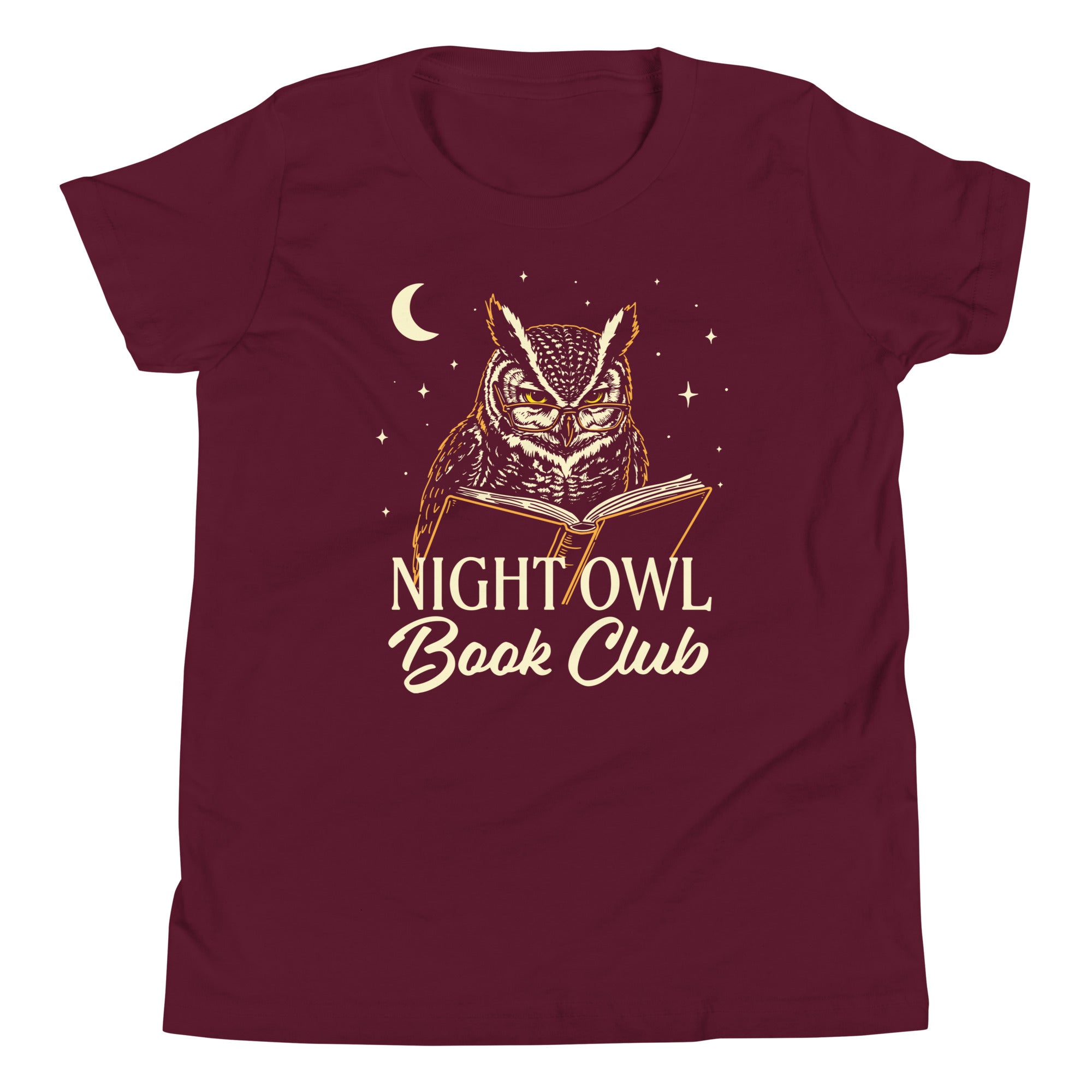 Night Owl Book Club Kid's Youth Tee