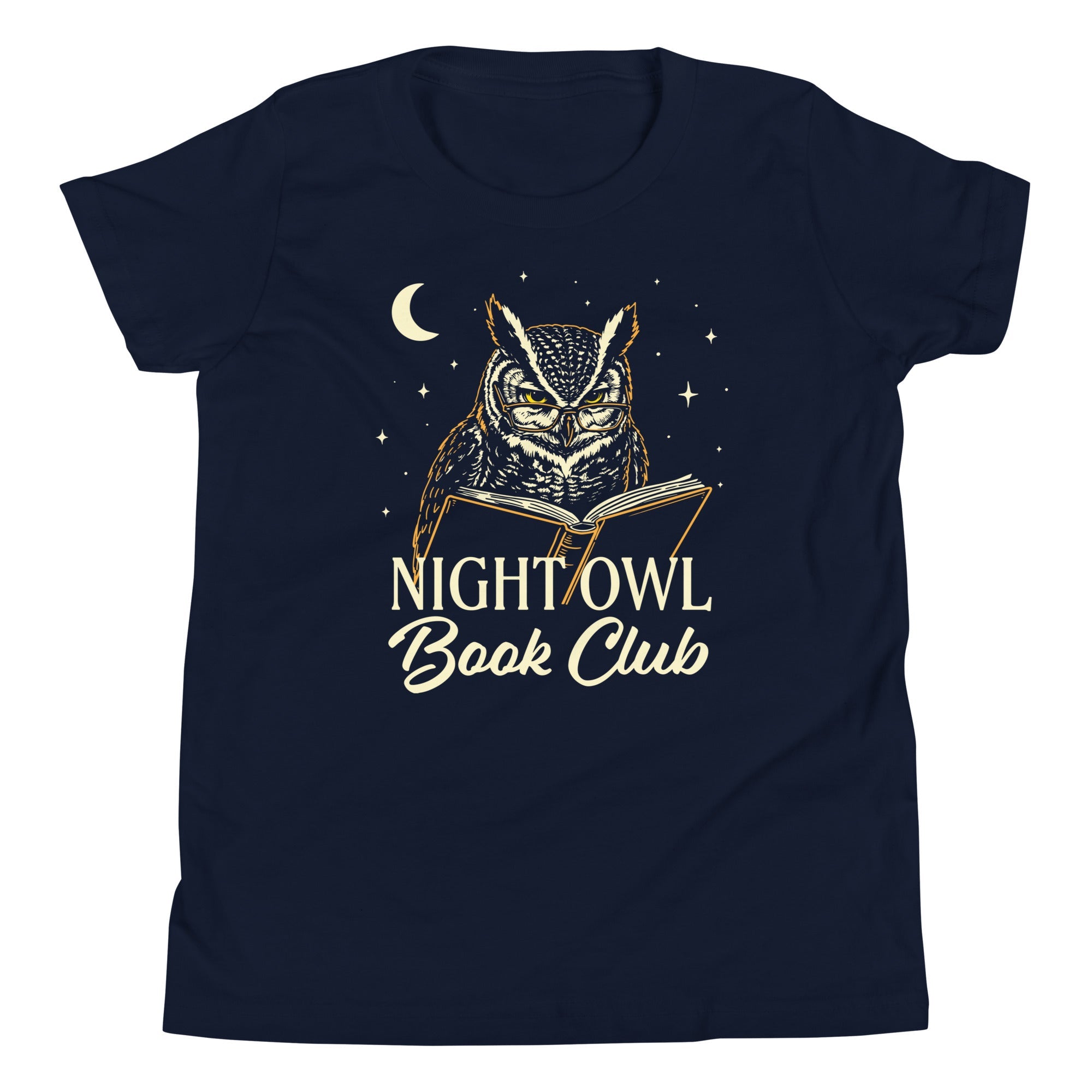 Night Owl Book Club Kid's Youth Tee