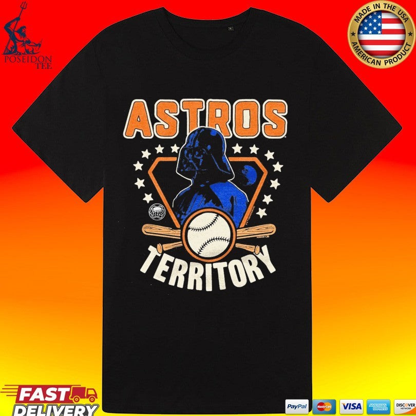Youth Star Wars X Houston Astros Territory Dark T-shirt