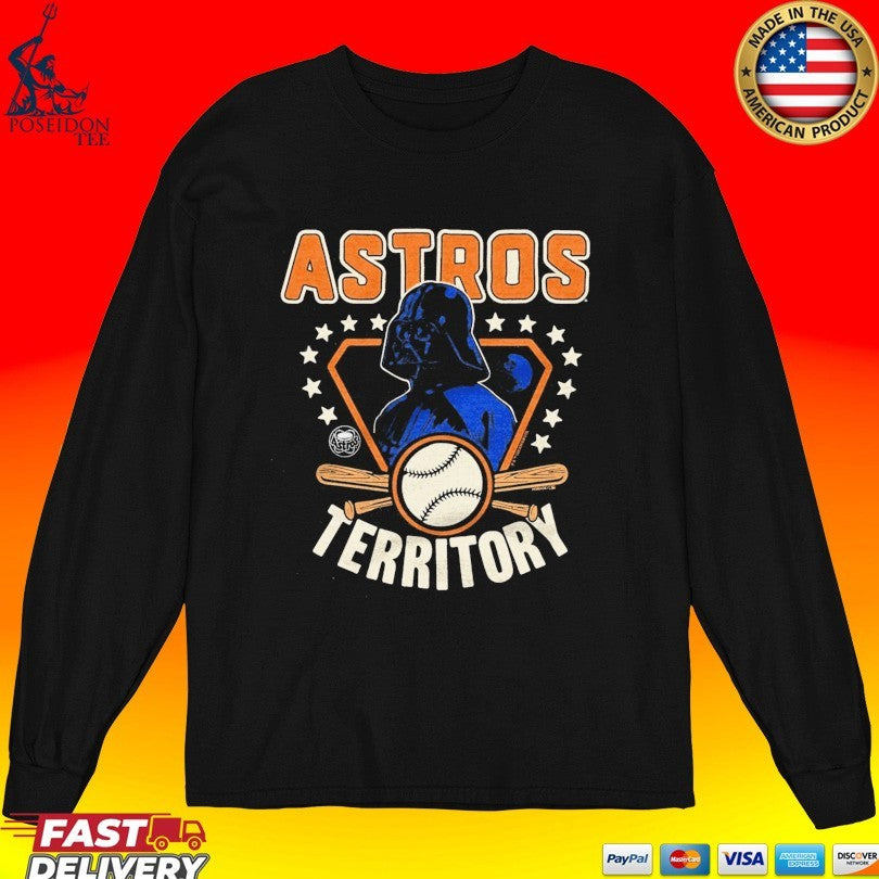 Youth Star Wars X Houston Astros Territory Dark T-shirt