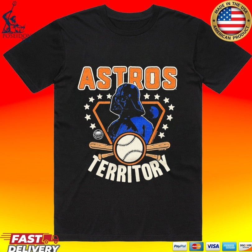 Youth Star Wars X Houston Astros Territory Dark T-shirt