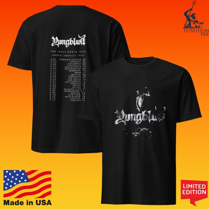 Yungblud Washed Dateback T-shirt