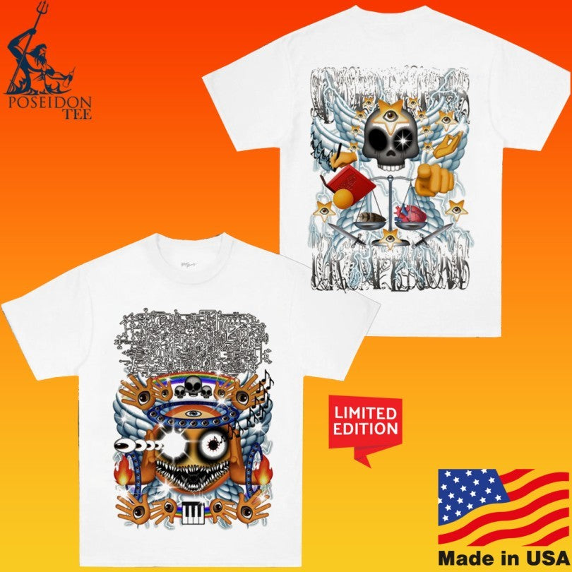 Zombie Shark Angel Noises Album T-shirt