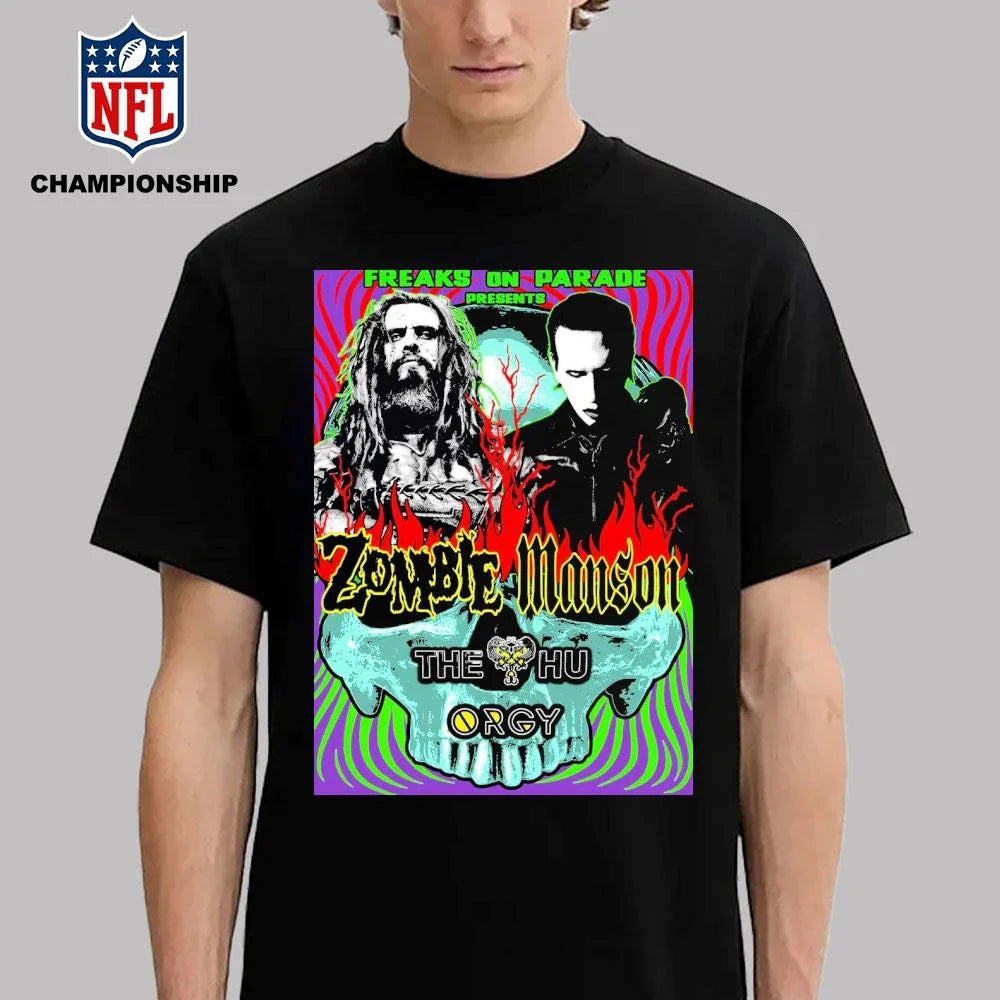 Zombie x Manson Freaks On Parade 2026 Shirt